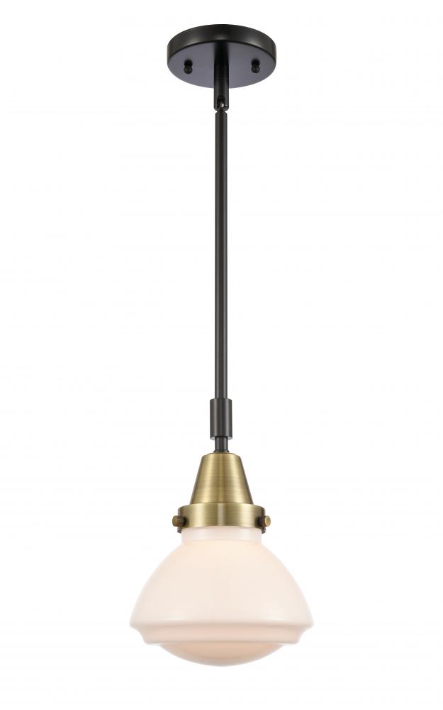 Olean - 1 Light - 7 inch - Black Antique Brass - Mini Pendant