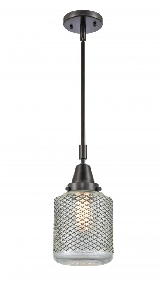 Stanton - 1 Light - 6 inch - Matte Black - Mini Pendant