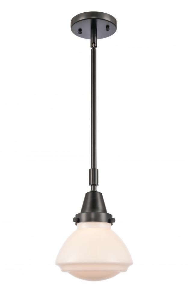 Olean - 1 Light - 7 inch - Matte Black - Mini Pendant