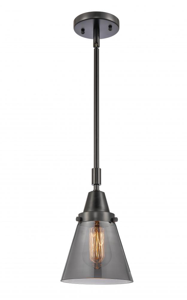 Cone - 1 Light - 6 inch - Matte Black - Mini Pendant