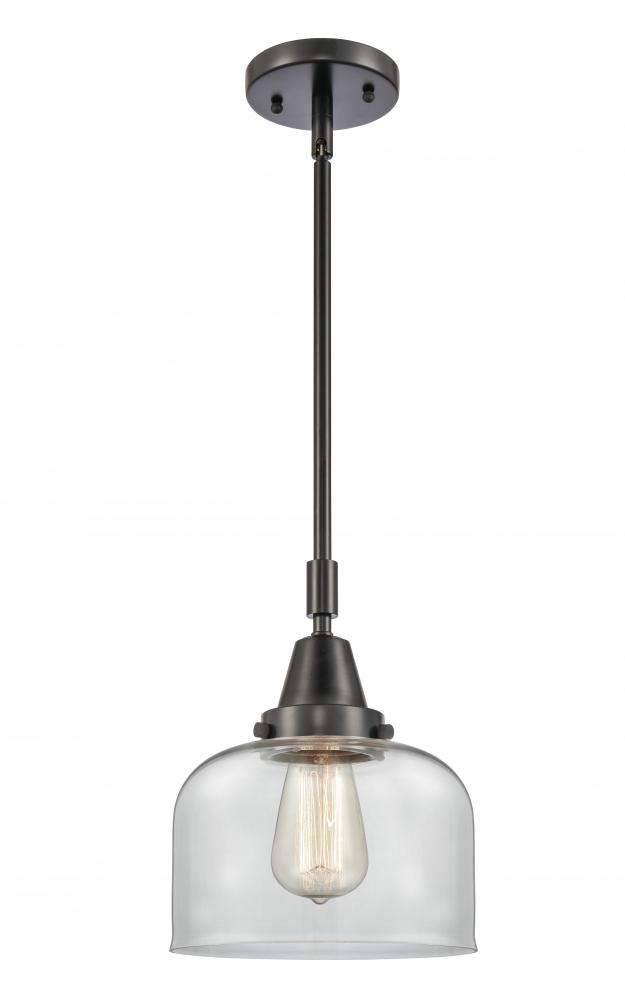 Bell - 1 Light - 8 inch - Matte Black - Mini Pendant