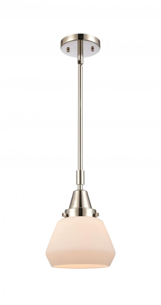 Fulton - 1 Light - 7 inch - Polished Nickel - Mini Pendant