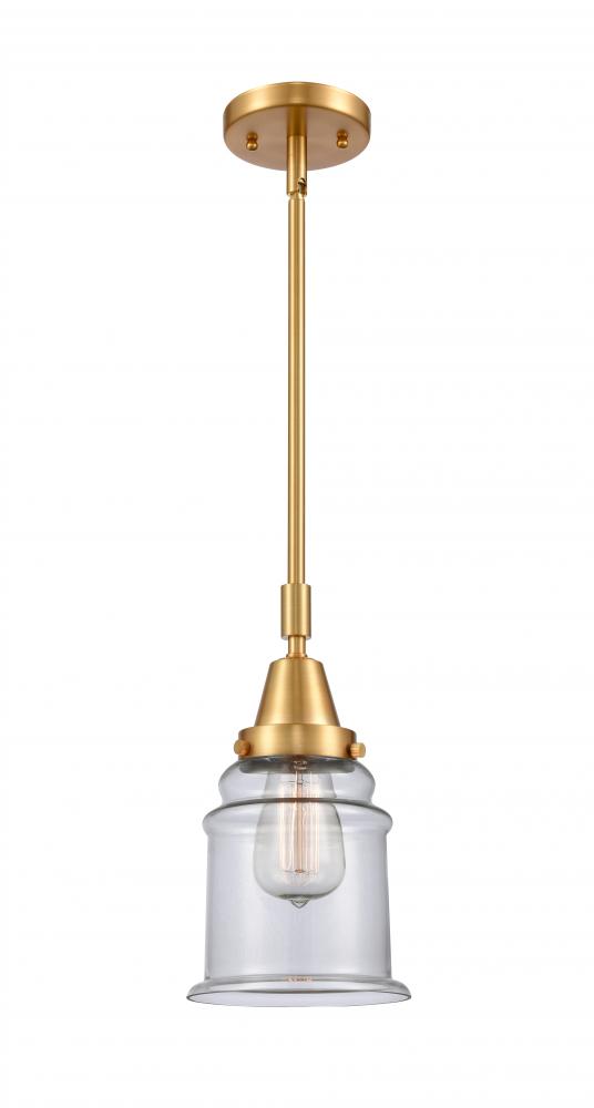 Canton - 1 Light - 7 inch - Satin Gold - Mini Pendant