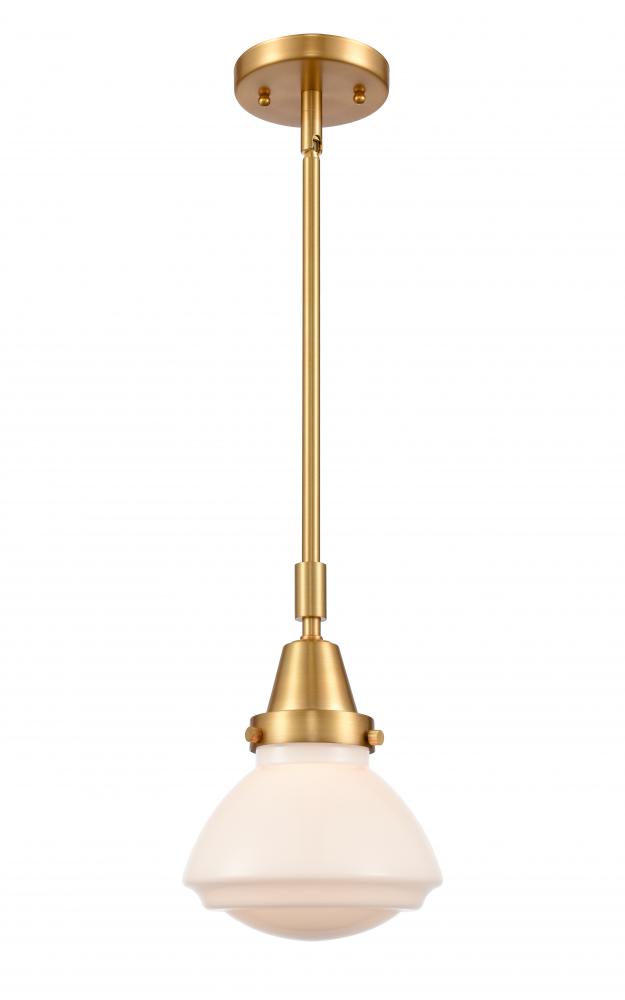 Olean - 1 Light - 7 inch - Satin Gold - Mini Pendant