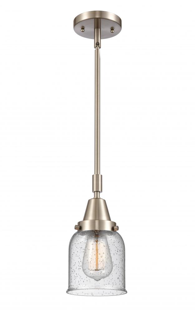 Bell - 1 Light - 5 inch - Brushed Satin Nickel - Mini Pendant