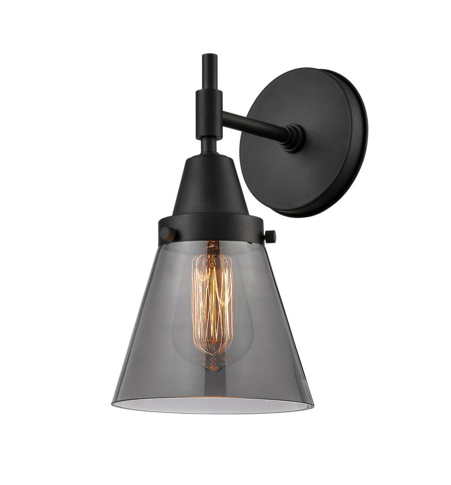 Cone - 1 Light - 6 inch - Matte Black - Sconce