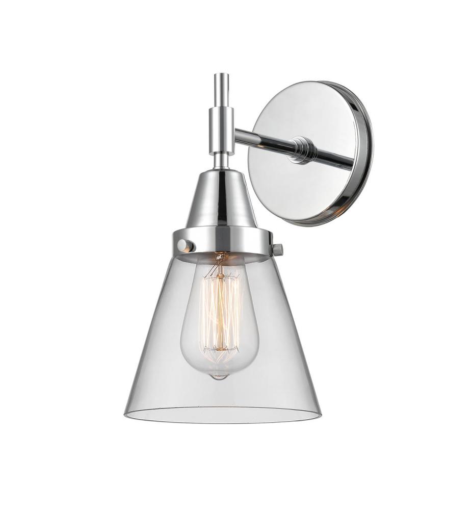 Cone - 1 Light - 6 inch - Polished Chrome - Sconce