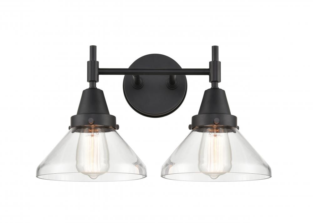 Caden - 2 Light - 17 inch - Matte Black - Bath Vanity Light