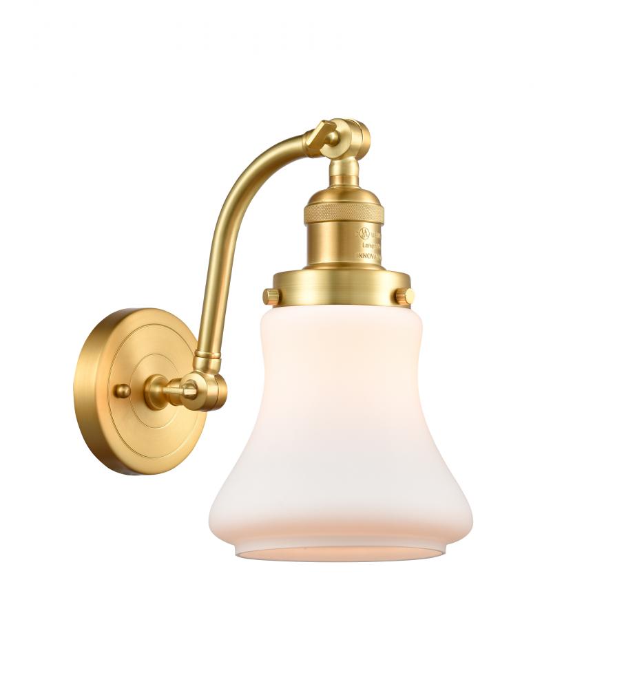 Bellmont - 1 Light - 7 inch - Satin Gold - Sconce