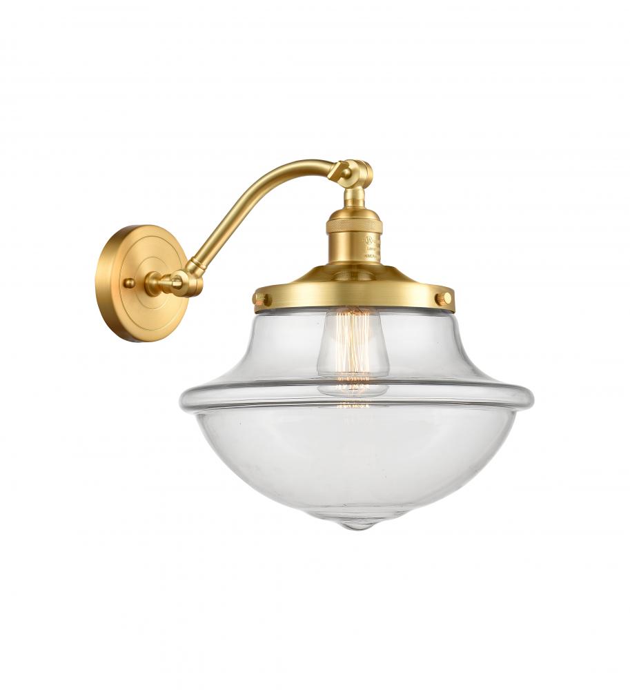 Oxford - 1 Light - 8 inch - Satin Gold - Sconce