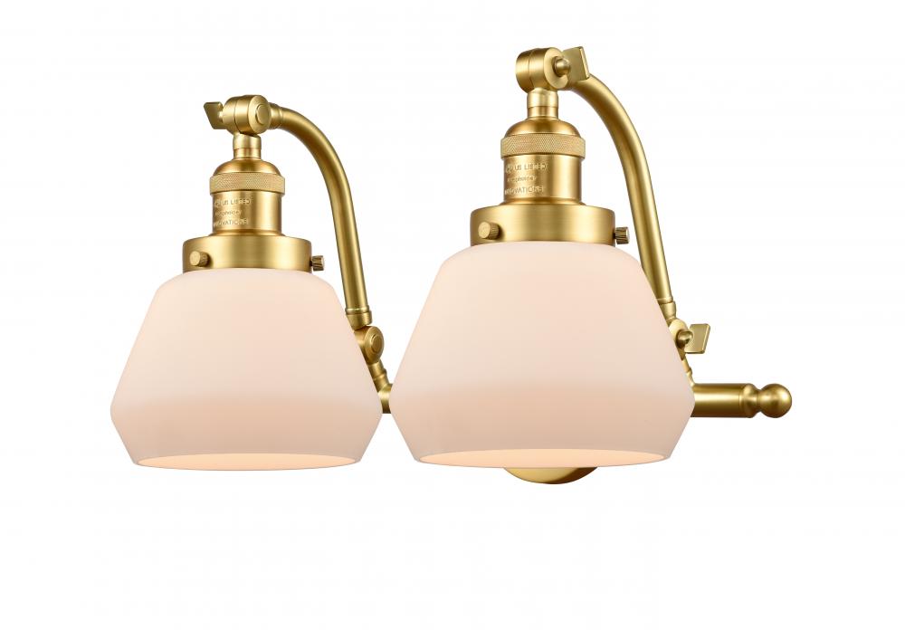 Fulton - 2 Light - 18 inch - Satin Gold - Bath Vanity Light