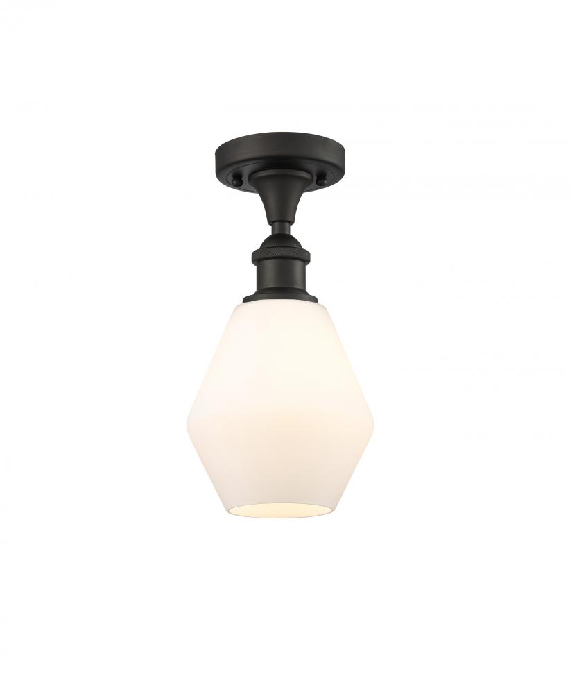 Cindyrella - 1 Light - 6 inch - Oil Rubbed Bronze - Semi-Flush Mount