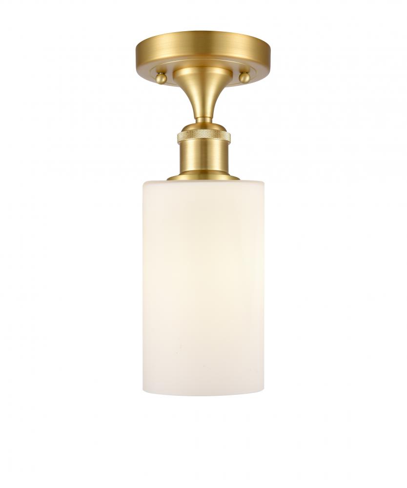 Clymer - 1 Light - 4 inch - Satin Gold - Semi-Flush Mount