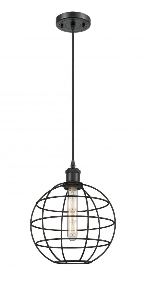 Lake Placid - 1 Light - 10 inch - Matte Black - Mini Pendant