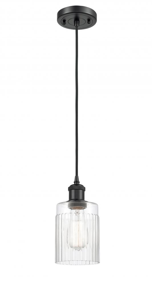 Hadley - 1 Light - 5 inch - Matte Black - Cord hung - Mini Pendant