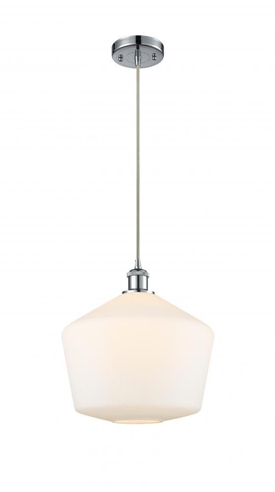 Cindyrella - 1 Light - 12 inch - Polished Chrome - Cord hung - Mini Pendant