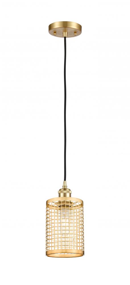 Nestbrook - 1 Light - 5 inch - Satin Gold - Mini Pendant