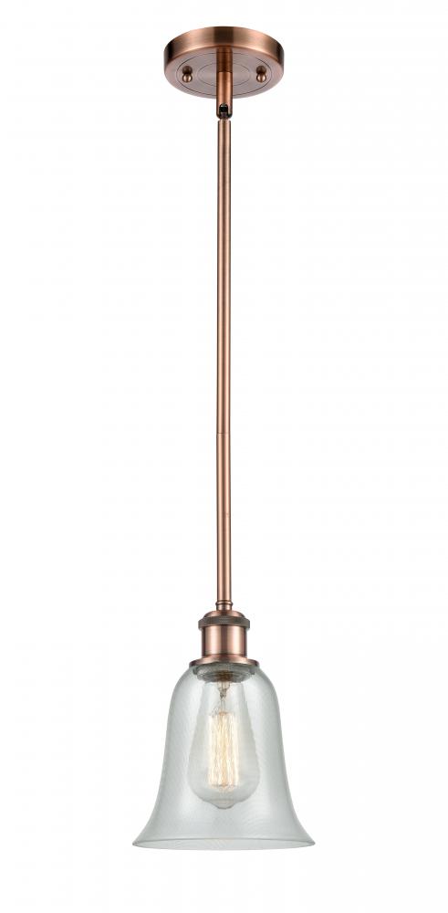 Hanover - 1 Light - 6 inch - Antique Copper - Mini Pendant