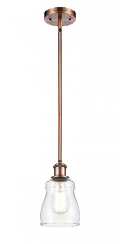 Ellery - 1 Light - 5 inch - Antique Copper - Mini Pendant