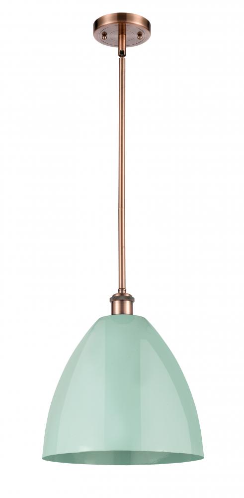 Plymouth - 1 Light - 12 inch - Antique Copper - Pendant