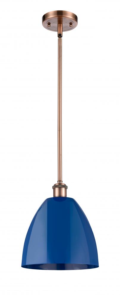 Plymouth - 1 Light - 9 inch - Antique Copper - Pendant