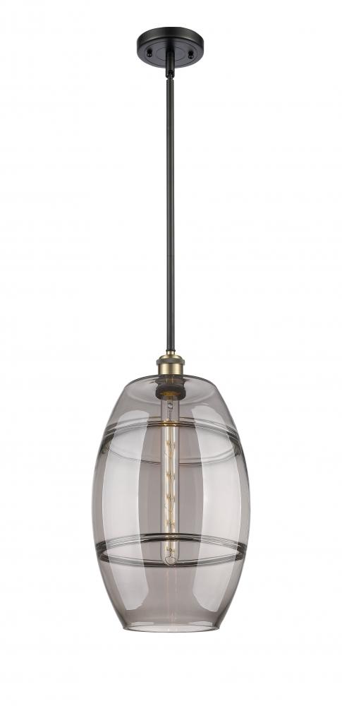 Vaz - 1 Light - 10 inch - Black Antique Brass - Mini Pendant