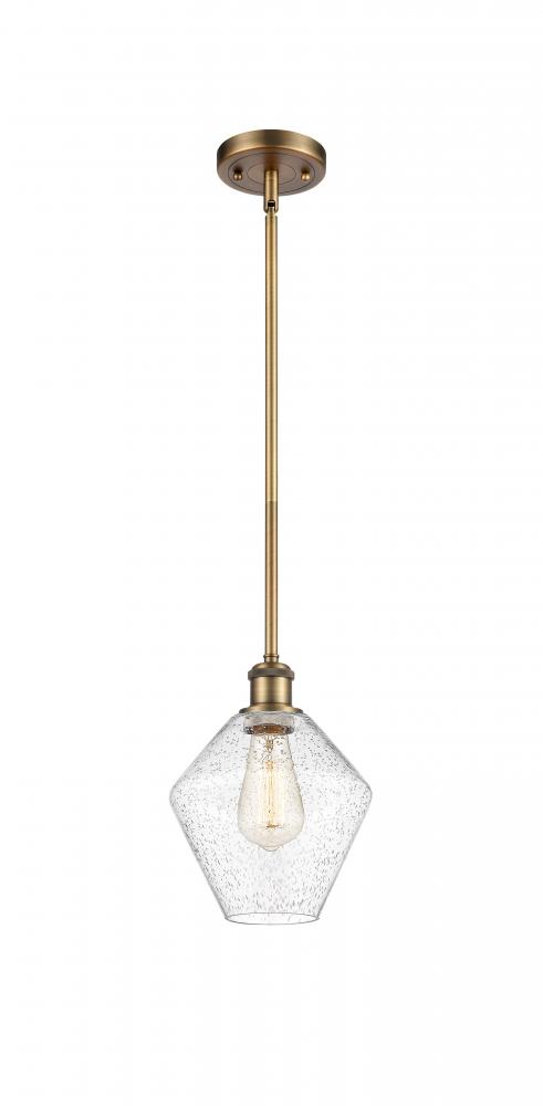 Cindyrella - 1 Light - 8 inch - Brushed Brass - Mini Pendant