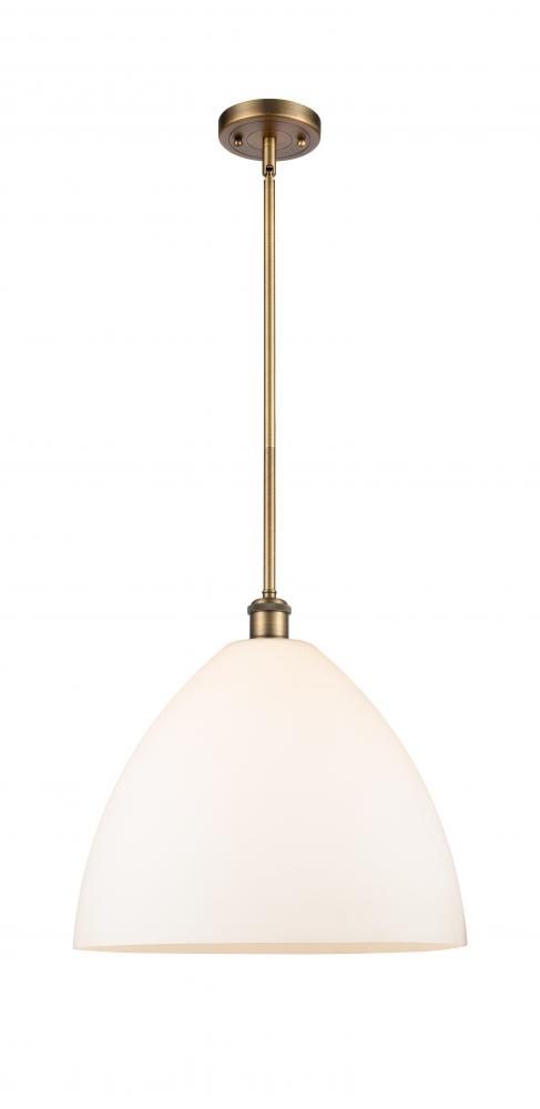 Bristol - 1 Light - 16 inch - Brushed Brass - Pendant