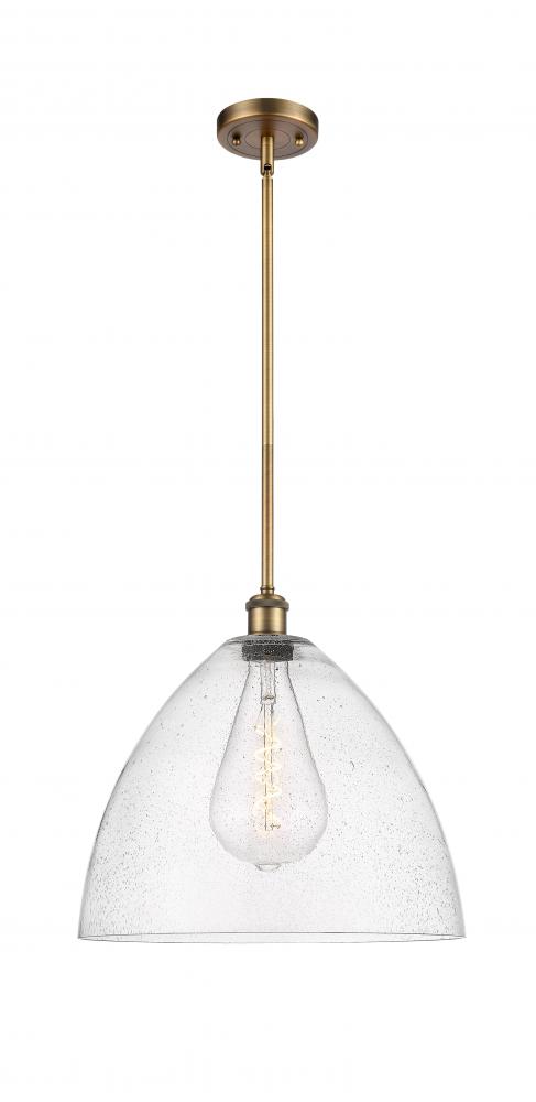 Bristol - 1 Light - 16 inch - Brushed Brass - Pendant