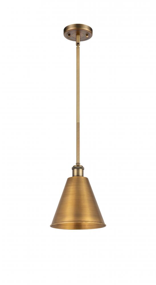 Berkshire - 1 Light - 8 inch - Brushed Brass - Pendant