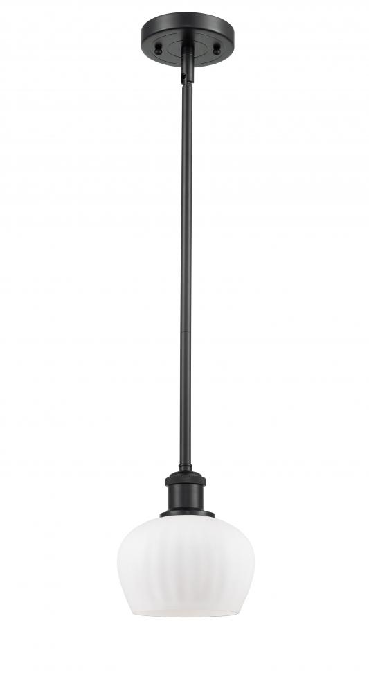 Fenton - 1 Light - 7 inch - Matte Black - Mini Pendant