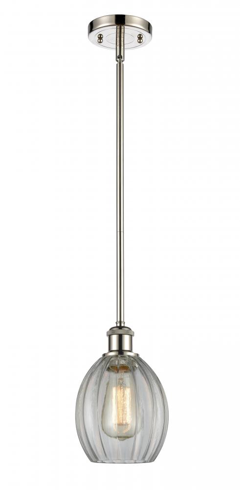 Eaton - 1 Light - 6 inch - Polished Nickel - Mini Pendant