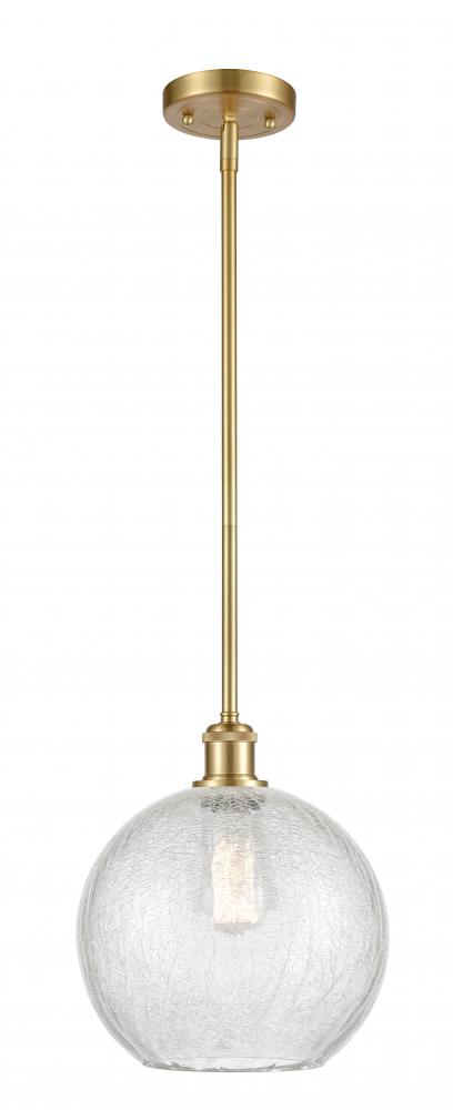 Athens - 1 Light - 10 inch - Satin Gold - Mini Pendant