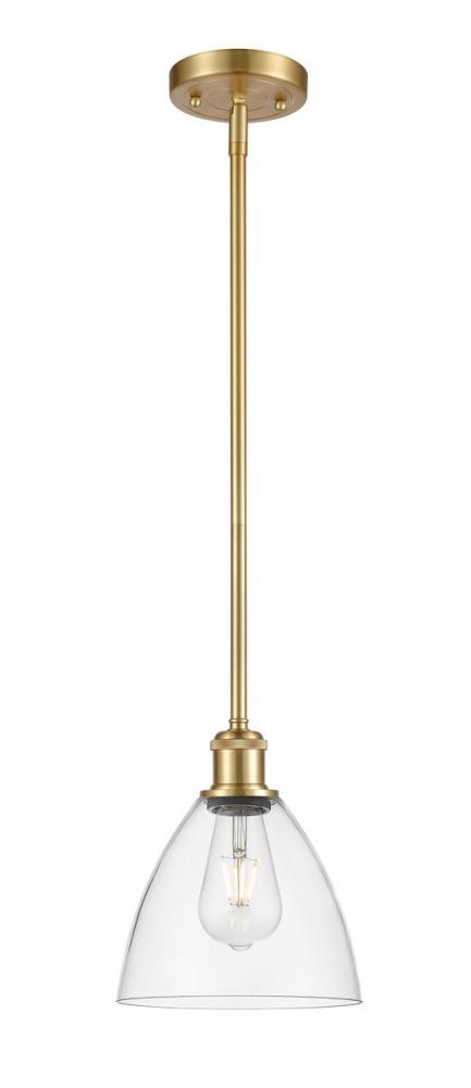 Bristol - 1 Light - 8 inch - Satin Gold - Mini Pendant