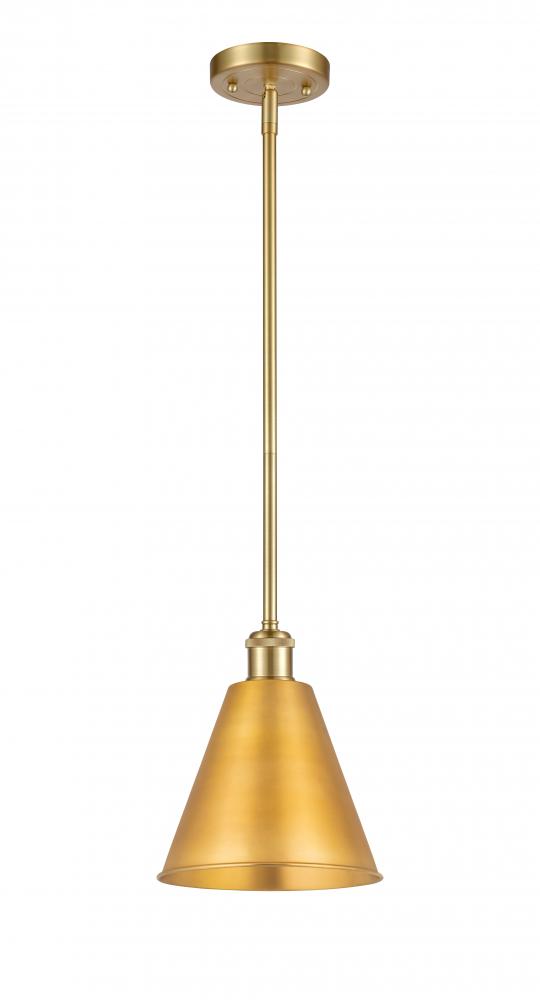 Berkshire - 1 Light - 8 inch - Satin Gold - Pendant