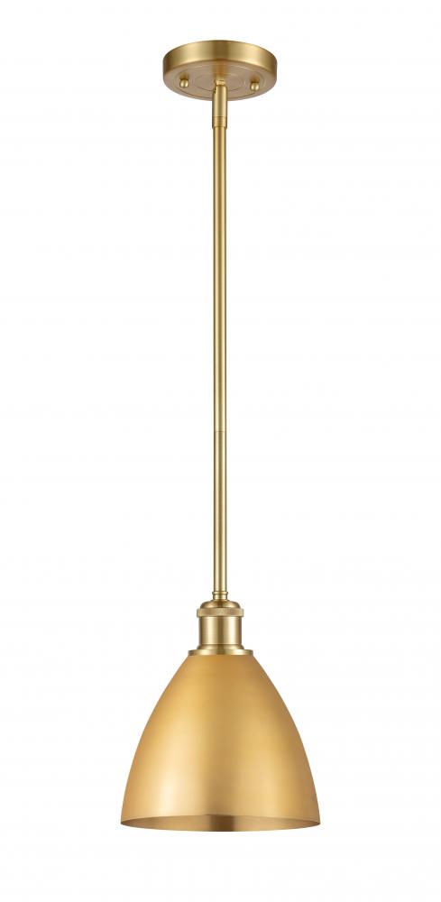 Bristol - 1 Light - 8 inch - Satin Gold - Pendant