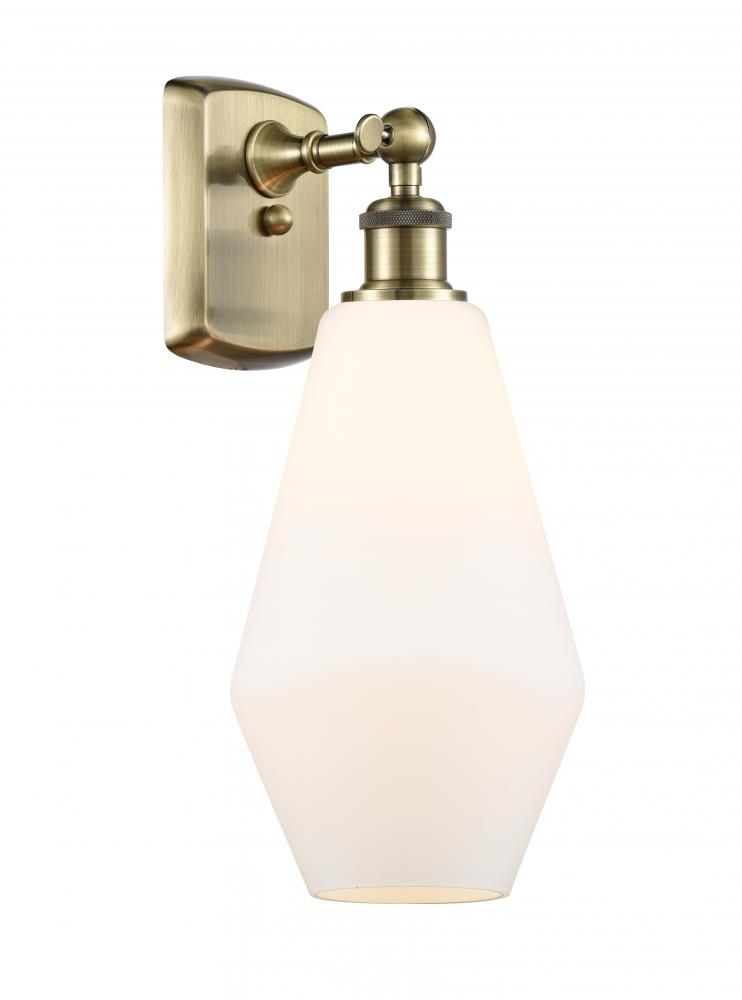 Cindyrella - 1 Light - 7 inch - Antique Brass - Sconce