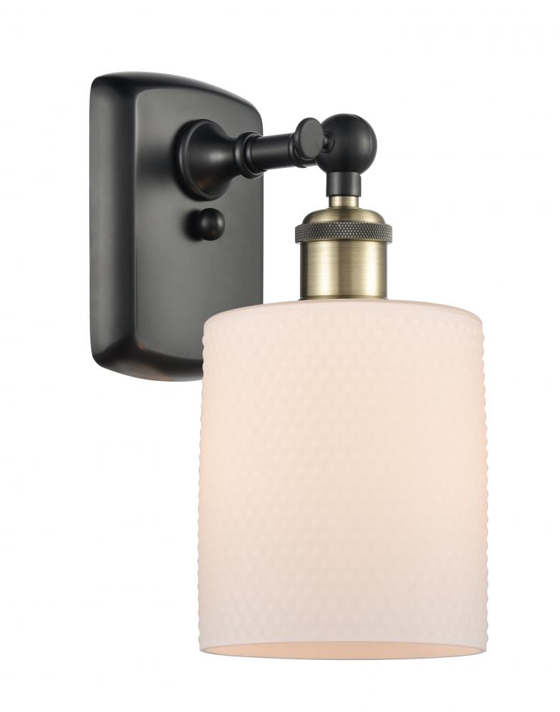 Cobbleskill - 1 Light - 5 inch - Black Antique Brass - Sconce