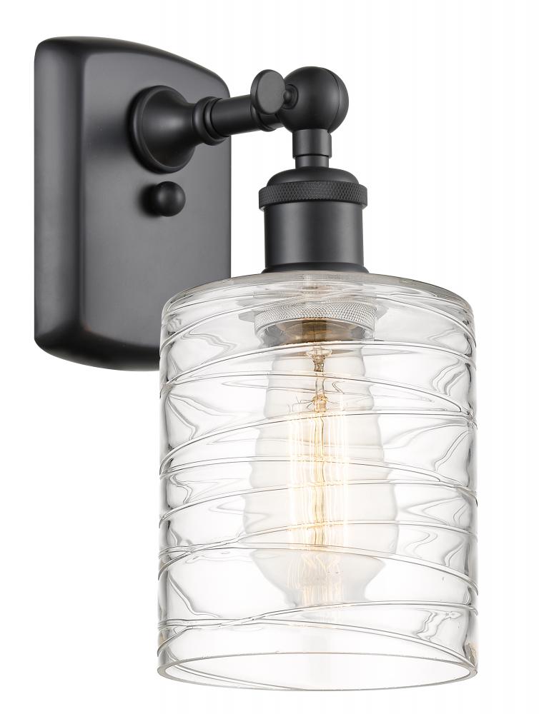 Cobbleskill - 1 Light - 5 inch - Matte Black - Sconce