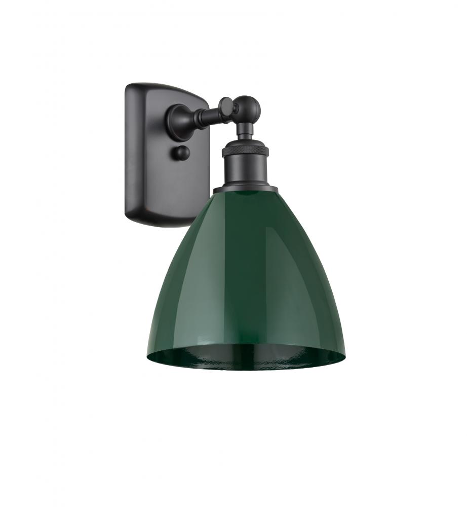 Plymouth - 1 Light - 8 inch - Matte Black - Sconce