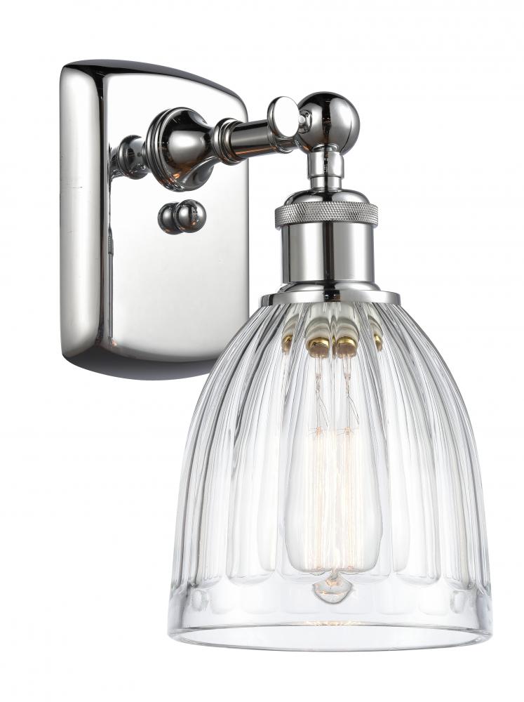 Brookfield - 1 Light - 6 inch - Polished Chrome - Sconce