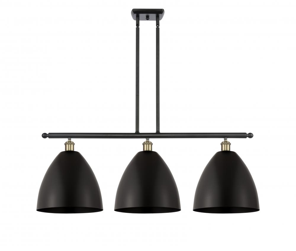 Bristol - 3 Light - 39 inch - Black Antique Brass - Cord hung - Island Light