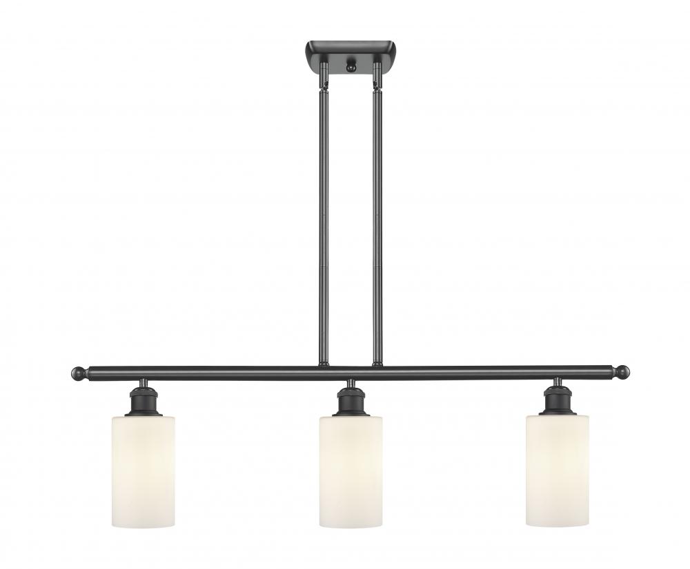 Clymer - 3 Light - 36 inch - Matte Black - Cord hung - Island Light