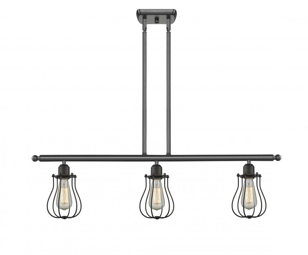Muselet - 3 Light - 36 inch - Oil Rubbed Bronze - Cord hung - Island Light