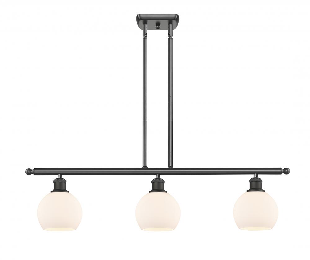 Athens - 3 Light - 36 inch - Oil Rubbed Bronze - Cord hung - Island Light