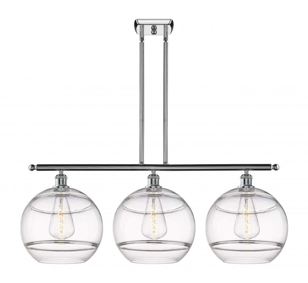 Rochester - 3 Light - 39 inch - Polished Chrome - Cord hung - Island Light