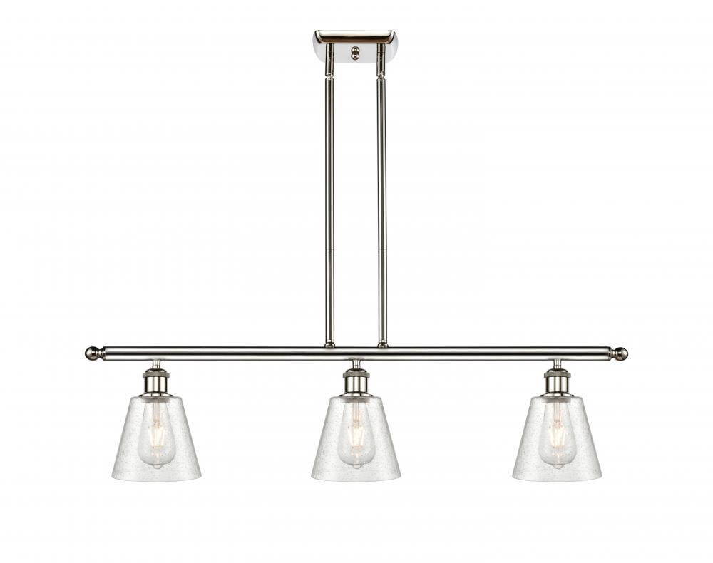 Caton - 3 Light - 36 inch - Polished Nickel - Cord hung - Island Light