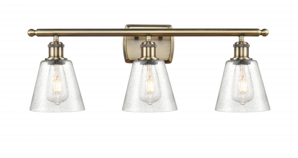 Caton - 3 Light - 25 inch - Antique Brass - Bath Vanity Light