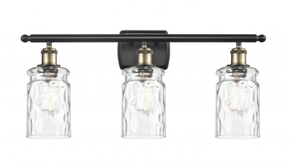 Candor - 3 Light - 25 inch - Black Antique Brass - Bath Vanity Light
