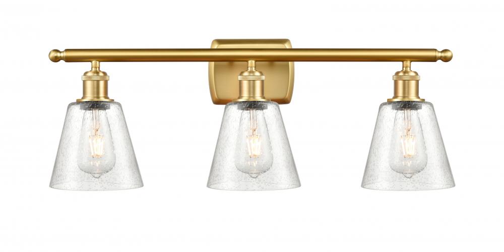 Caton - 3 Light - 25 inch - Satin Gold - Bath Vanity Light